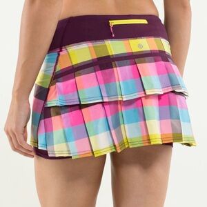 Lululemon Multicolor Tennis Skirt